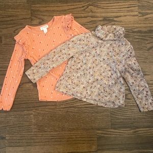 Girl’s Fall Shirts, Set of 2